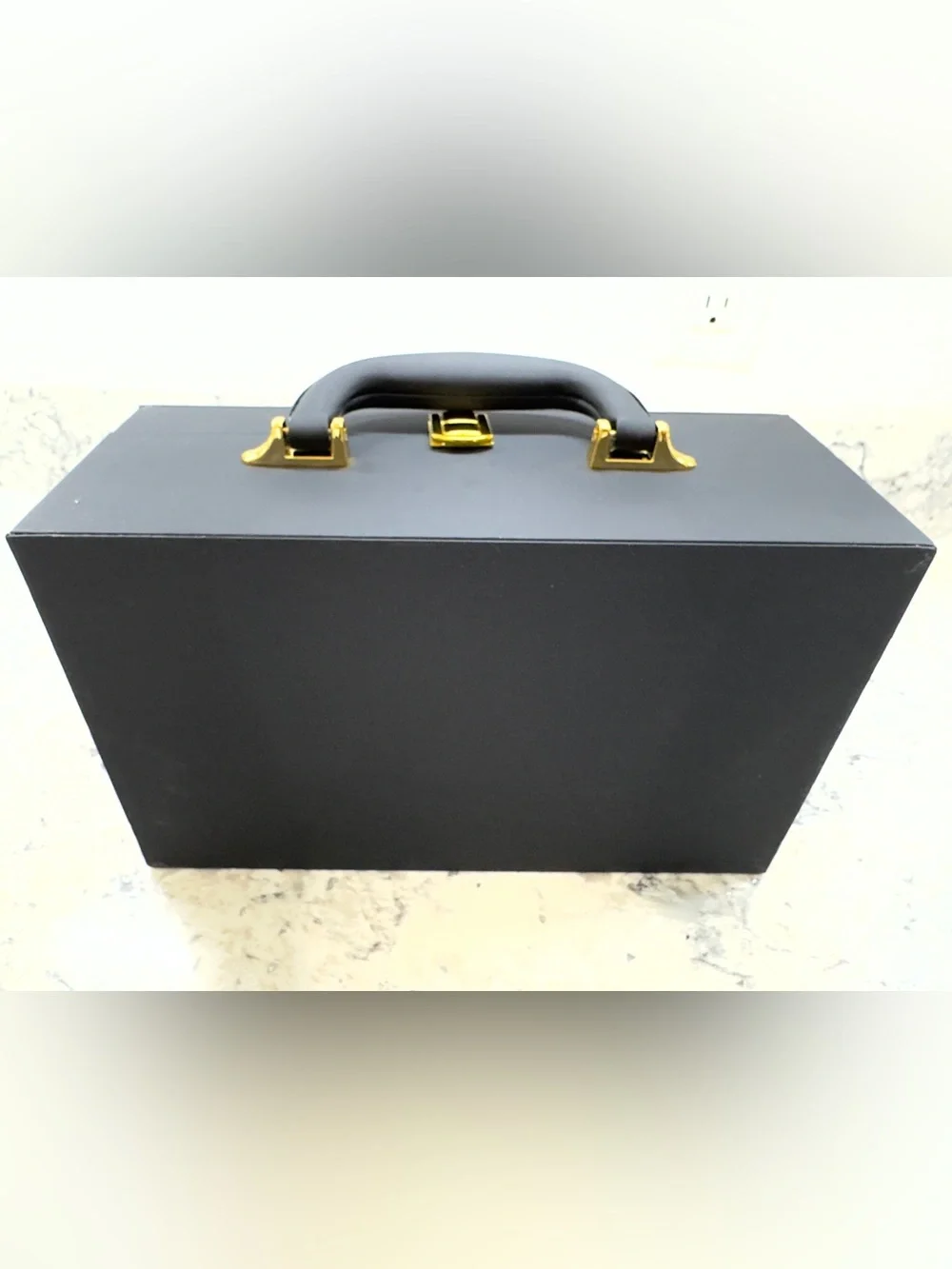 La Rouge Pierre Obsidian Collection Briefcase Skin Care Collection.